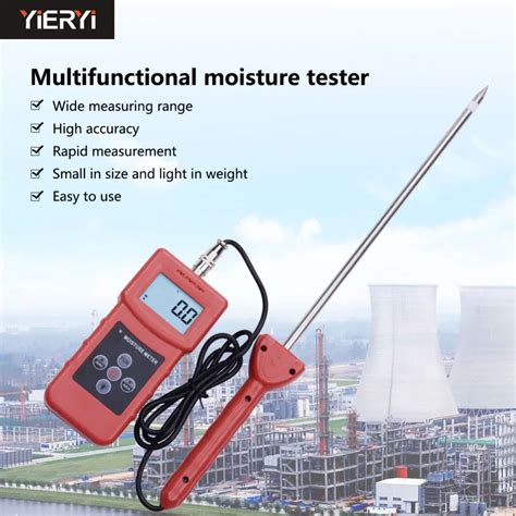 Portable Digital Chemical Moisture Meter 